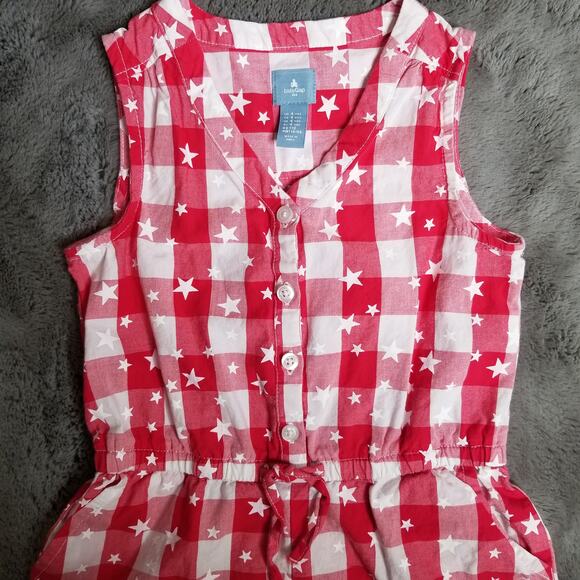 Baby Gap Gingham Sleeveless Romper 4 - Picture 3 of 6